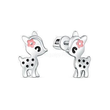 Серьги пусеты пс-012рэ