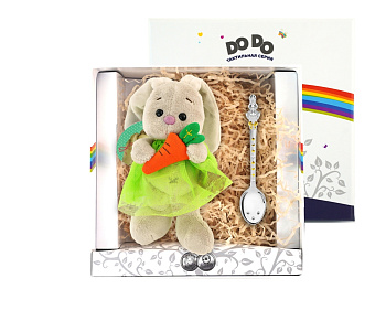 Набор 1863НБ05802_м д/малышей DODO "Зайка" (2 пр. брелок Зайка М